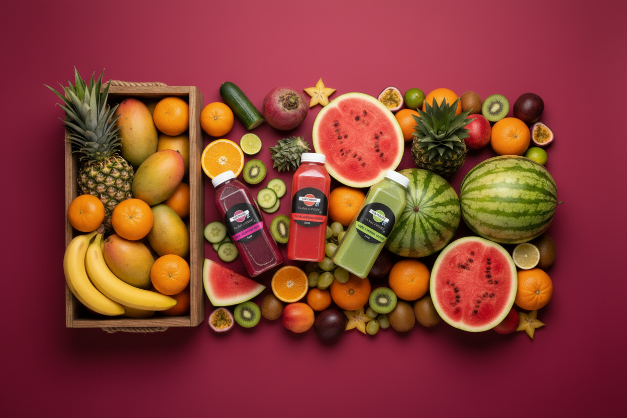 Fresh Fruit Collection Cover with WePHRESH Branding