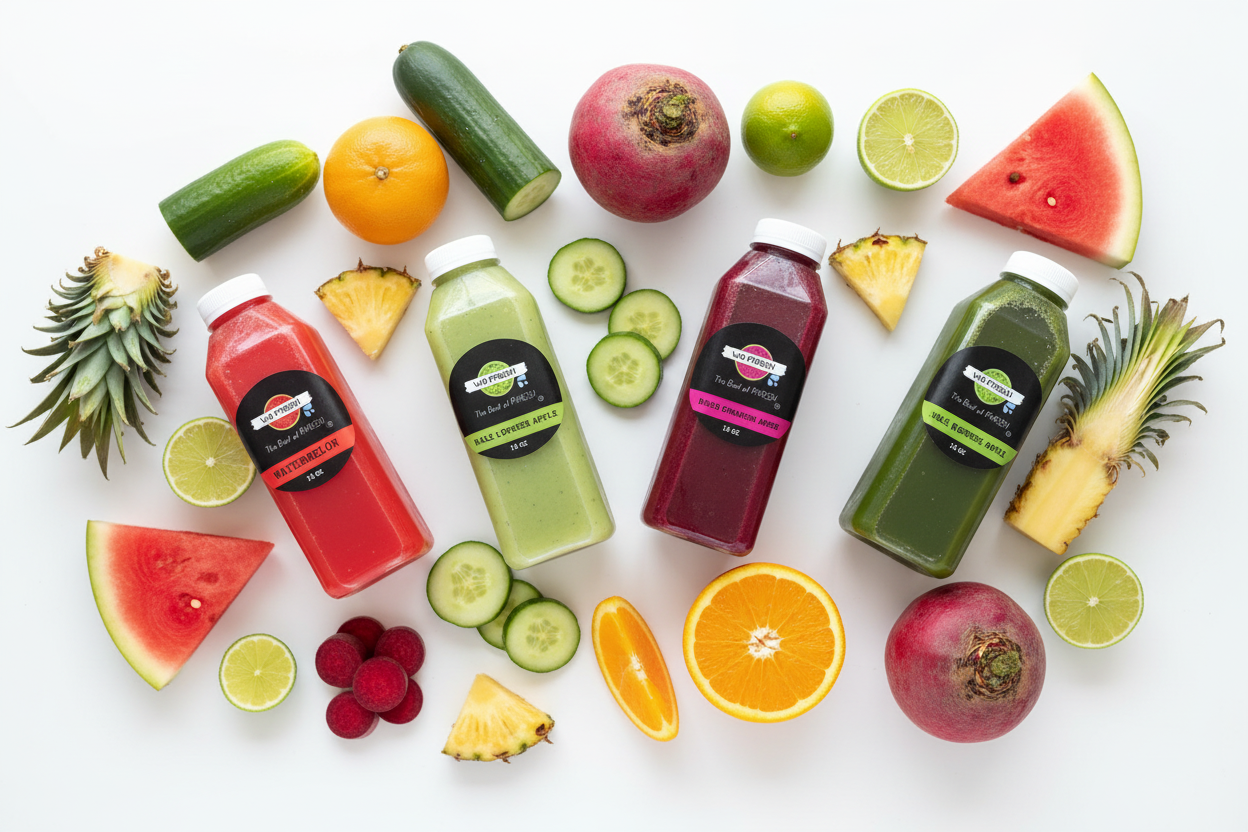 Fresh Juices & Drinks Collection Cover