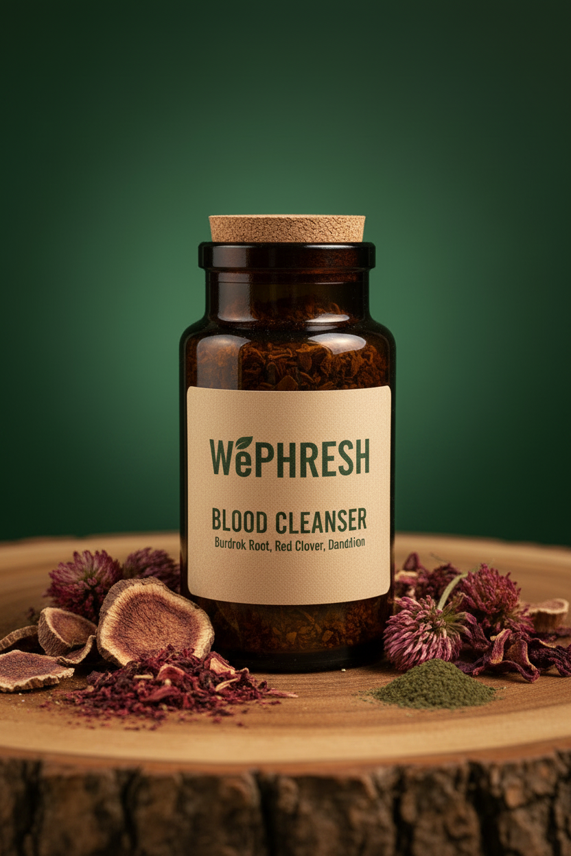 Blood Cleanser Herb Bottle
