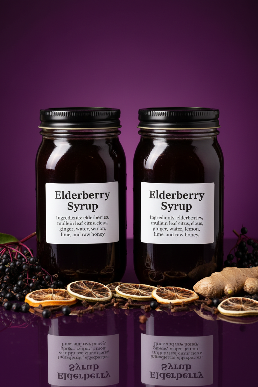 Elderberry Syrup Product Image