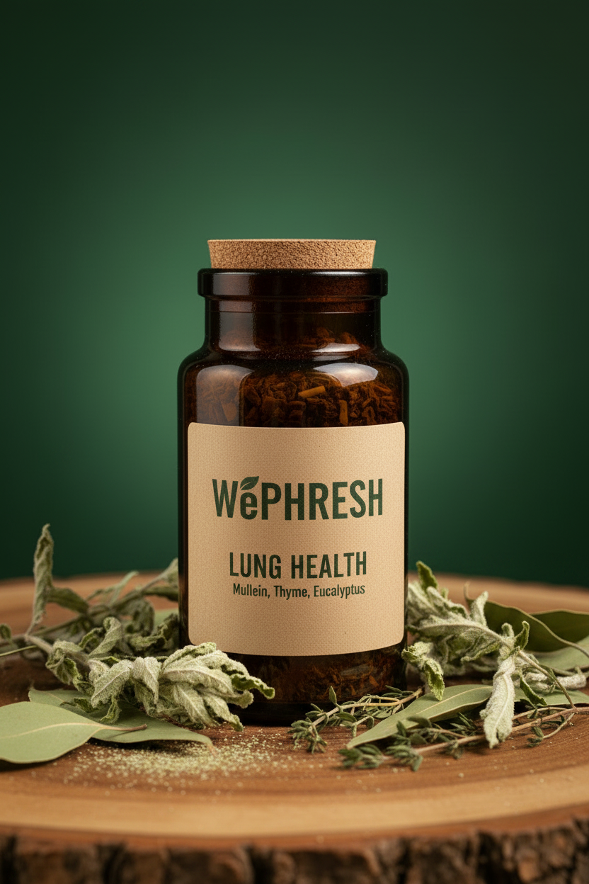 Lung Health Herb Bottle
