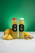 Pineapple-Ginger Juice - Green Background
